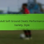 Adult Soft Ground Cleats: Performance, Variety, Style