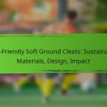 Eco-Friendly Soft Ground Cleats: Sustainable Materials, Design, Impact