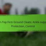 High-Top Firm Ground Cleats: Ankle support, Protection, Control