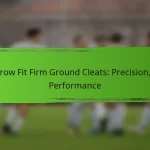 Narrow Fit Firm Ground Cleats: Precision, Fit, Performance