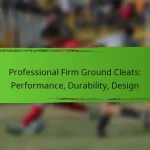 Professional Firm Ground Cleats: Performance, Durability, Design
