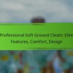 Professional Soft Ground Cleats: Elite Features, Comfort, Design