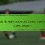 Wide Fit Artificial Ground Cleats: Comfort, Sizing, Support