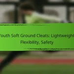 Youth Soft Ground Cleats: Lightweight, Flexibility, Safety